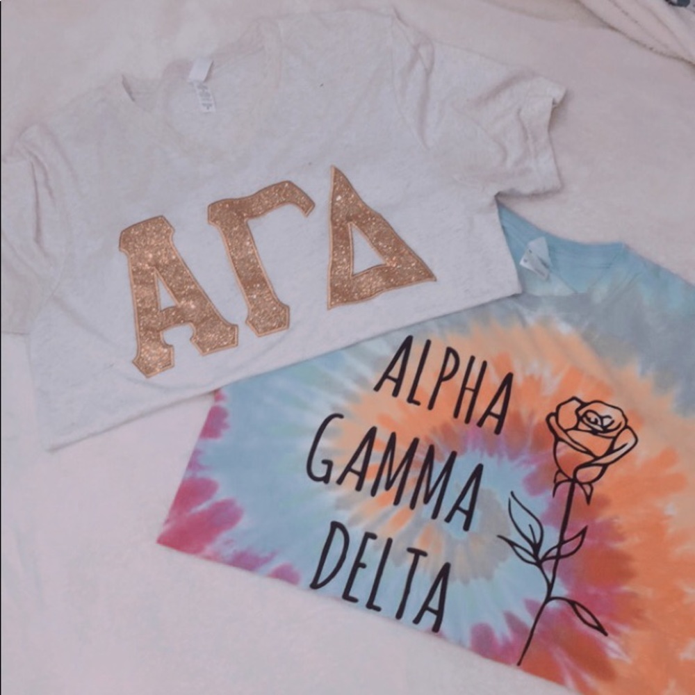 Alpha Gamma Delta T-shirts 2 for $15